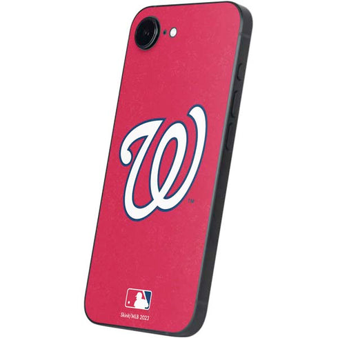MLB Washington Nationals - Solid Distressed iPhone 16e Skin