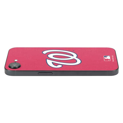MLB Washington Nationals - Solid Distressed iPhone 16e Skin