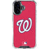 MLB Washington Nationals - Solid Distressed iPhone 17 Clear Case