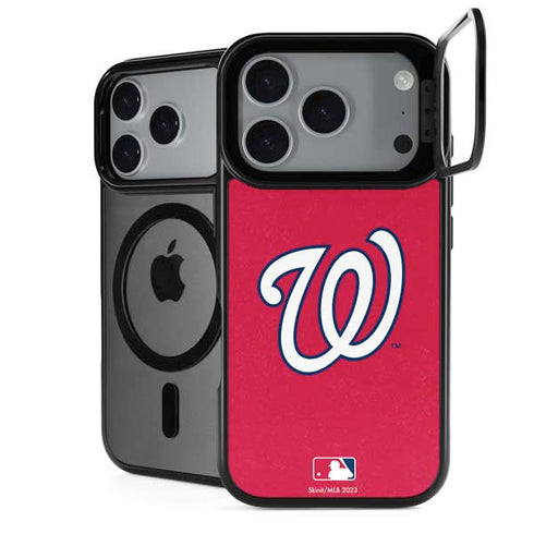 MLB Washington Nationals - Solid Distressed iPhone 18 Pro Kickstand Case
