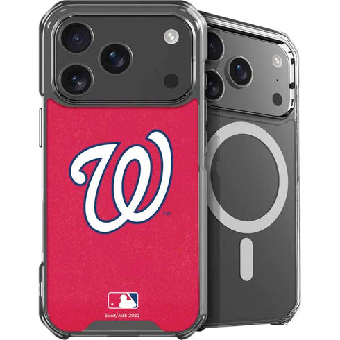 MLB Washington Nationals - Solid Distressed iPhone 18 Pro Max MagSafe Case