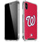 MLB Washington Nationals - Solid Distressed iPhone X/XS Clear Case