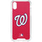 MLB Washington Nationals - Solid Distressed iPhone XS Clear Case