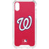 MLB Washington Nationals - Solid Distressed iPhone XS Clear Case