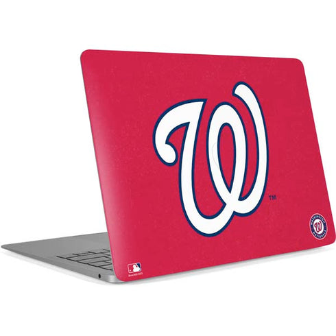 MLB Washington Nationals - Solid Distressed Apple MacBook Air Skin
