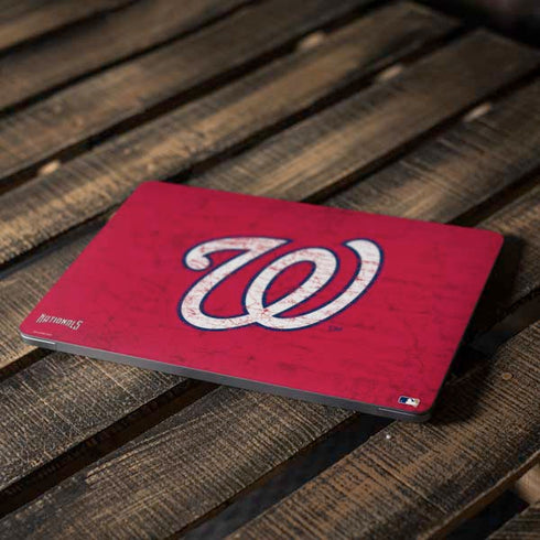 MLB Washington Nationals - Solid Distressed Apple MacBook Air Skin