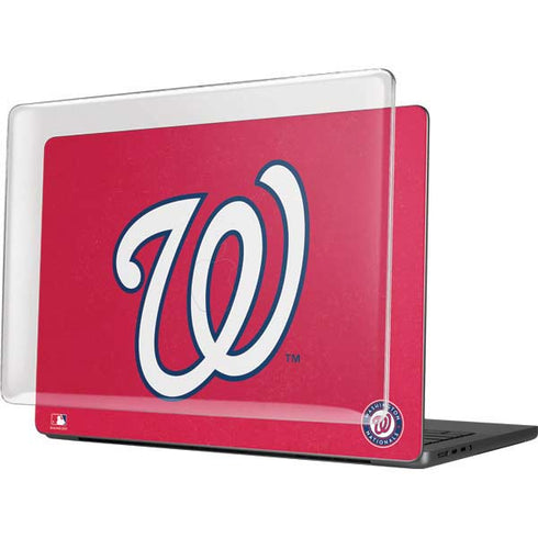 MLB Washington Nationals - Solid Distressed MacBook Pro 14in (2021-24) Case plus Skin