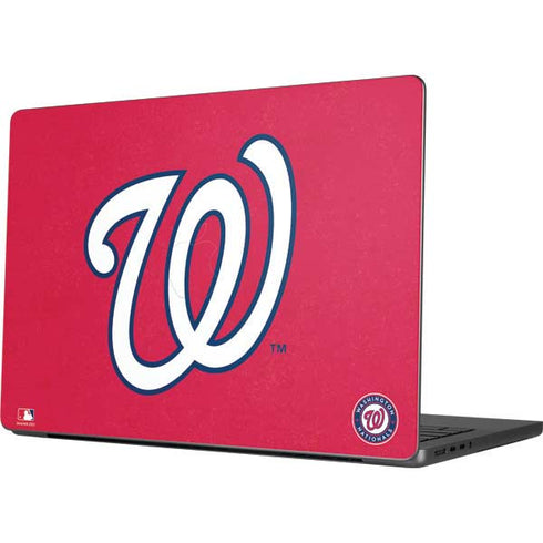 MLB Washington Nationals - Solid Distressed Apple MacBook Pro 14-inch Skin
