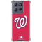 MLB Washington Nationals - Solid Distressed Moto G Play 5G (2025) Clear Case