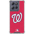 MLB Washington Nationals - Solid Distressed Moto G Power 5G (2025) Clear Case
