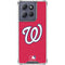 MLB Washington Nationals - Solid Distressed Moto G Stylus 5G (2025) Clear Case