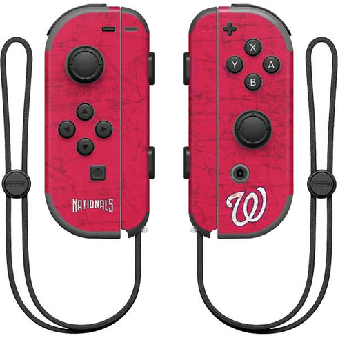 MLB Washington Nationals - Solid Distressed Nintendo Skins