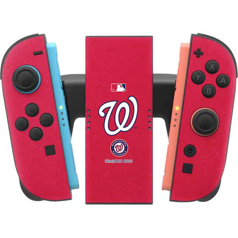 MLB Washington Nationals - Solid Distressed Nintendo Switch 2 (2025) Joy-Con Controller Skin