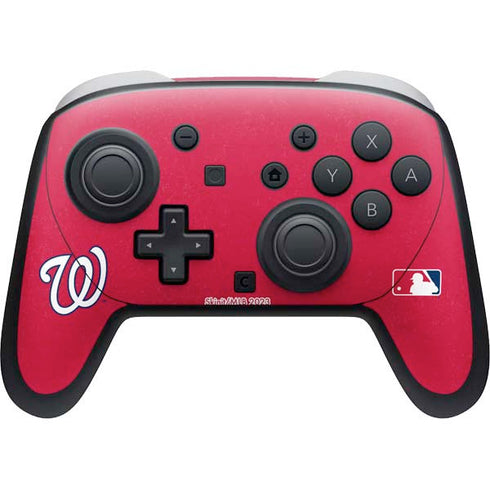 MLB Washington Nationals - Solid Distressed Nintendo Skins