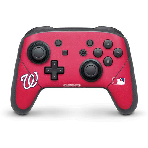 MLB Washington Nationals - Solid Distressed Nintendo Skins