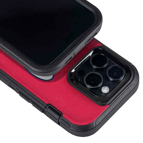 MLB Washington Nationals - Solid Distressed Otterbox Defender iPhone Skin