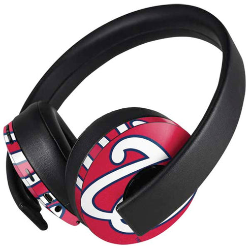 MLB Washington Nationals - Solid Distressed PlayStation 4 Gold Wireless Headset Skin