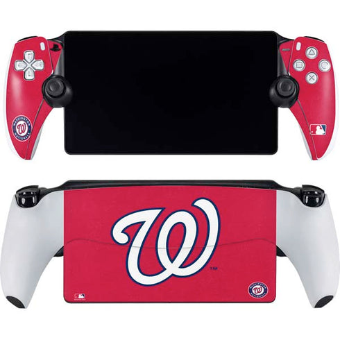 MLB Washington Nationals - Solid Distressed PlayStation Portal Remote Player Skin
