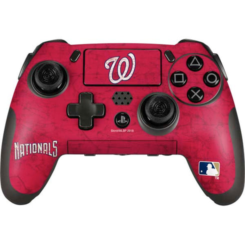 MLB Washington Nationals - Solid Distressed PlayStation Scuf Vantage 2 Controller Skin