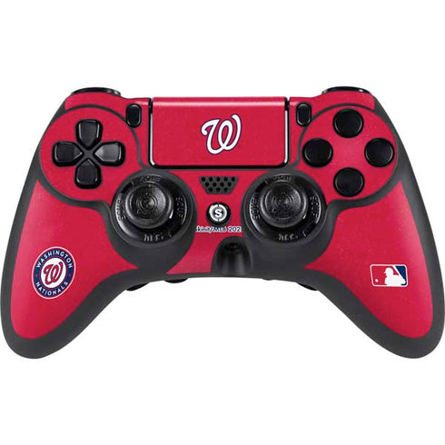 MLB Washington Nationals - Solid Distressed PlayStation PS4 Skins