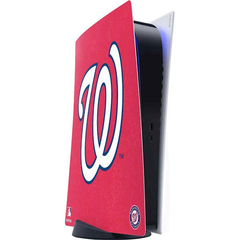 MLB Washington Nationals - Solid Distressed PlayStation PS5 Skins