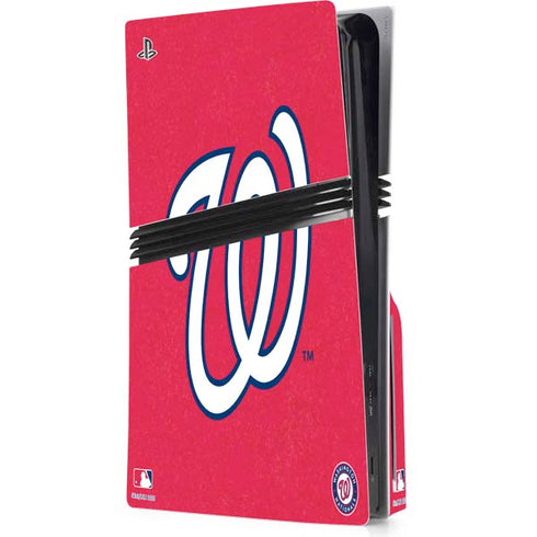 MLB Washington Nationals - Solid Distressed PlayStation PS5 Skins