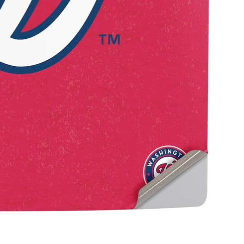 MLB Washington Nationals - Solid Distressed PS5 Pro Disk Console Skin