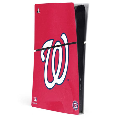 MLB Washington Nationals - Solid Distressed PlayStation PS5 Skins