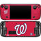 MLB Washington Nationals - Solid Distressed Steam Deck Handheld Gaming Computer OLED Skin