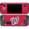 MLB Washington Nationals - Solid Distressed Steam Deck Handheld Gaming Computer Skin