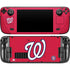 MLB Washington Nationals - Solid Distressed Steam Deck Handheld Gaming Computer Skin