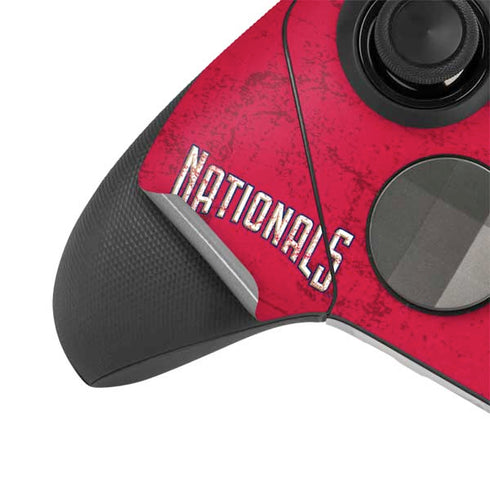 MLB Washington Nationals - Solid Distressed Xbox Elite Wireless Controller Series 2 Skin