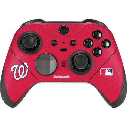 MLB Washington Nationals - Solid Distressed Xbox Elite Wireless Controller Series 2 Skin