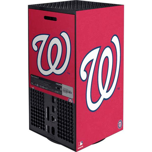 MLB Washington Nationals - Solid Distressed Xbox Series X Bundle Skin