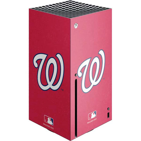 MLB Washington Nationals - Solid Distressed Xbox Series X Skins