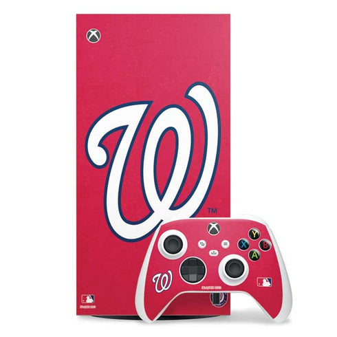 MLB Washington Nationals - Solid Distressed Xbox Series X Skins