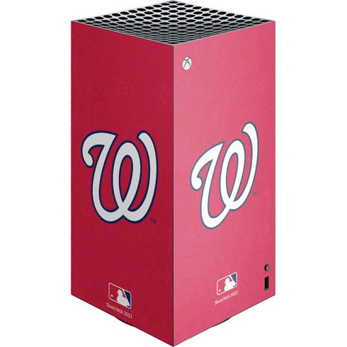 MLB Washington Nationals - Solid Distressed XBox Series X Digital Edition Console Skin