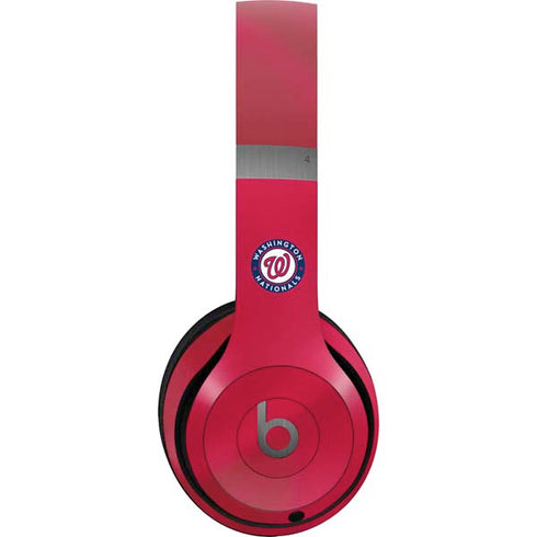 MLB Washington Nationals Alternate Jersey Beats Solo 4 Wireless Headphones Skin