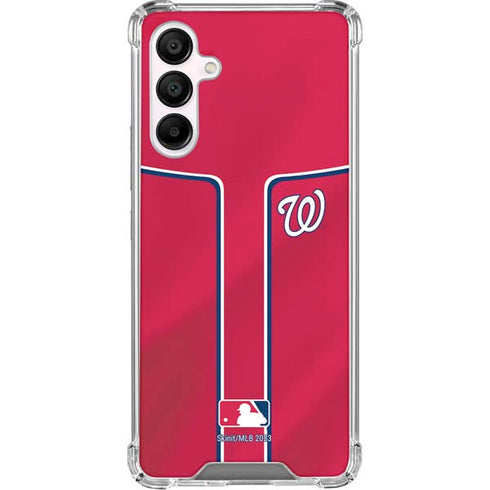 MLB Washington Nationals Alternate Jersey Galaxy A16 5G Clear Case