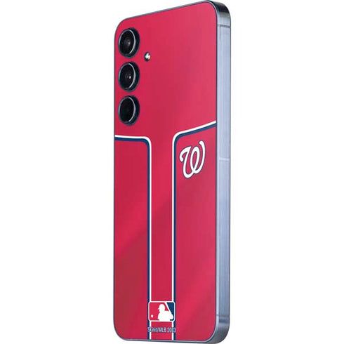 MLB Washington Nationals Alternate Jersey Galaxy A35 5G Skin