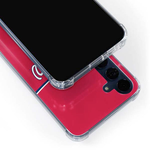 MLB Washington Nationals Alternate Jersey Galaxy A55 5G Clear Case