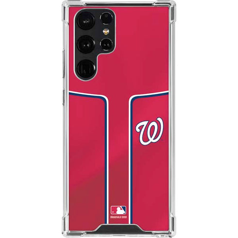 MLB Washington Nationals Alternate Jersey Galaxy S23 Ultra Clear Case
