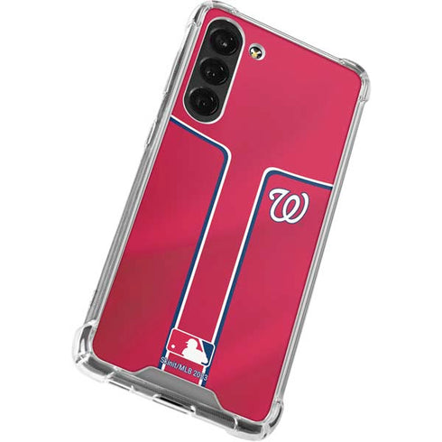 MLB Washington Nationals Alternate Jersey Galaxy S24 FE Clear Case