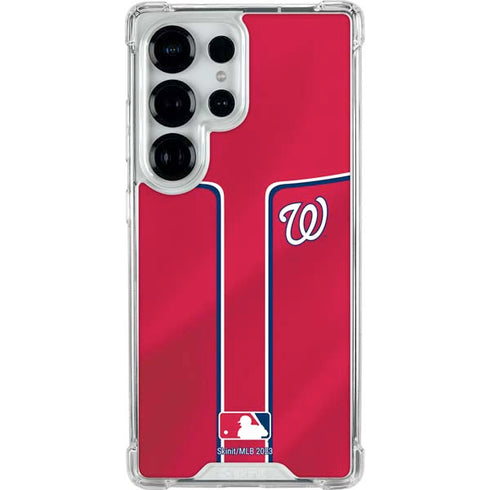 MLB Washington Nationals Alternate Jersey Galaxy S25 Ultra Clear Case