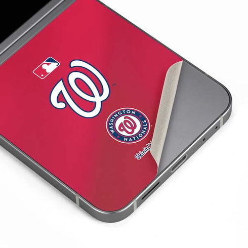 MLB Washington Nationals Alternate Jersey Galaxy Z Flip6 Skin