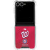 MLB Washington Nationals Alternate Jersey Galaxy Z Flip7 Clear Case