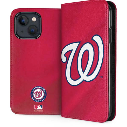 MLB Washington Nationals Alternate Jersey iPhone 15 Folio Case