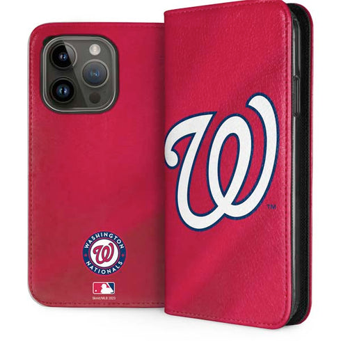 MLB Washington Nationals Alternate Jersey iPhone 15 Pro Folio Case