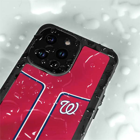 MLB Washington Nationals Alternate Jersey iPhone 15 Pro Waterproof Case
