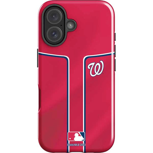 MLB Washington Nationals Alternate Jersey iPhone 16 Impact Case